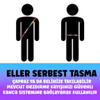 Vesikalık Bordo | Vesikalık Eller Serbest Tasma
