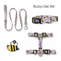 Buzzy Lilac Tasma ve Künye Seti – Set fotoğrafı