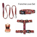 Frenchie Love Tasma ve Künye Seti – Set fotoğrafı