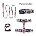 Pandi Pink Tasma ve Künye Seti – Set fotoğrafı