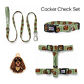 Cocker Check Tasma ve Künye Seti – Set fotoğrafı