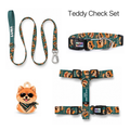 Teddy Check Tasma ve Künye Seti – Set fotoğrafı