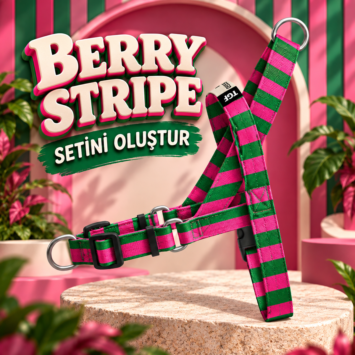 Berry Stripe Set Oluştur – Set Oluştur görseli