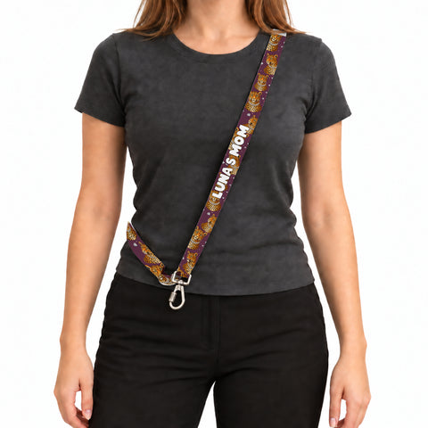 Plum Leopard Eller Serbest Tasma – Kadin