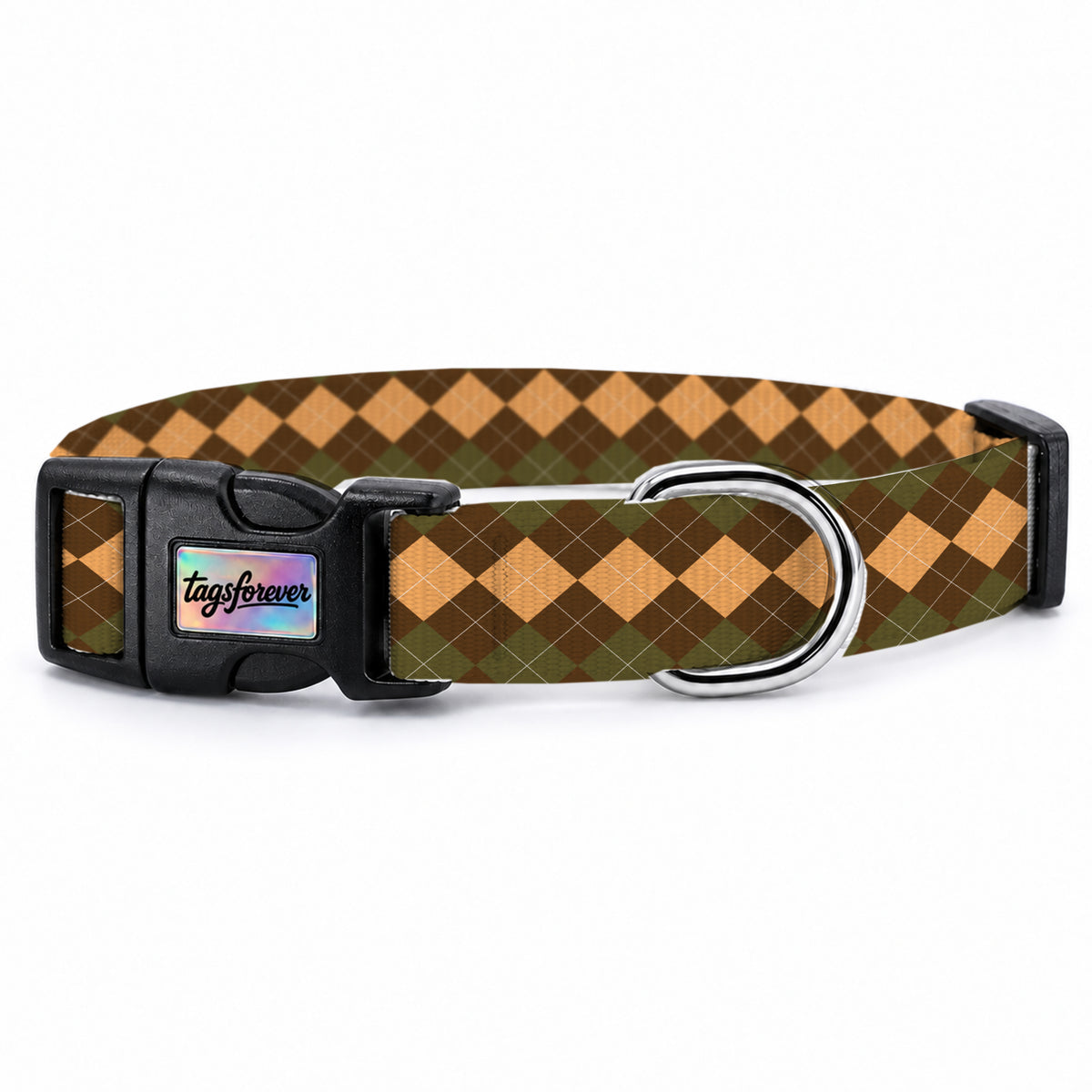 Olive Check Köpek Tasması – Urun