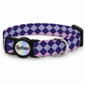 Lilac Check Kedi Tasması – Urun