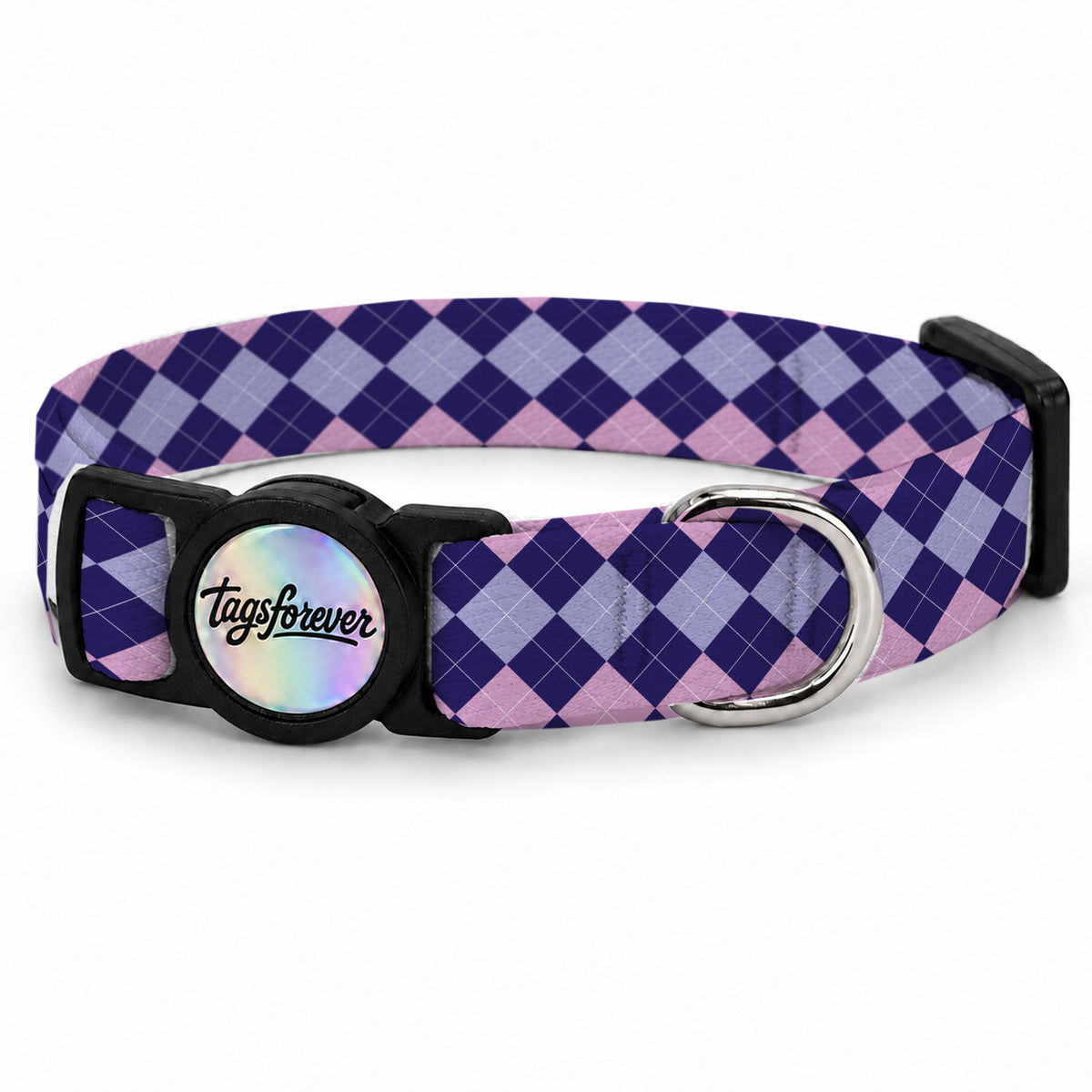 Lilac Check Kedi Tasması – Urun
