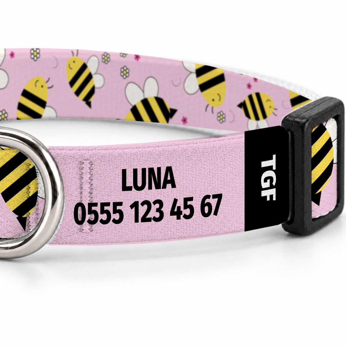 Buzzy Pink Kedi Tasması – Yakin Cekim