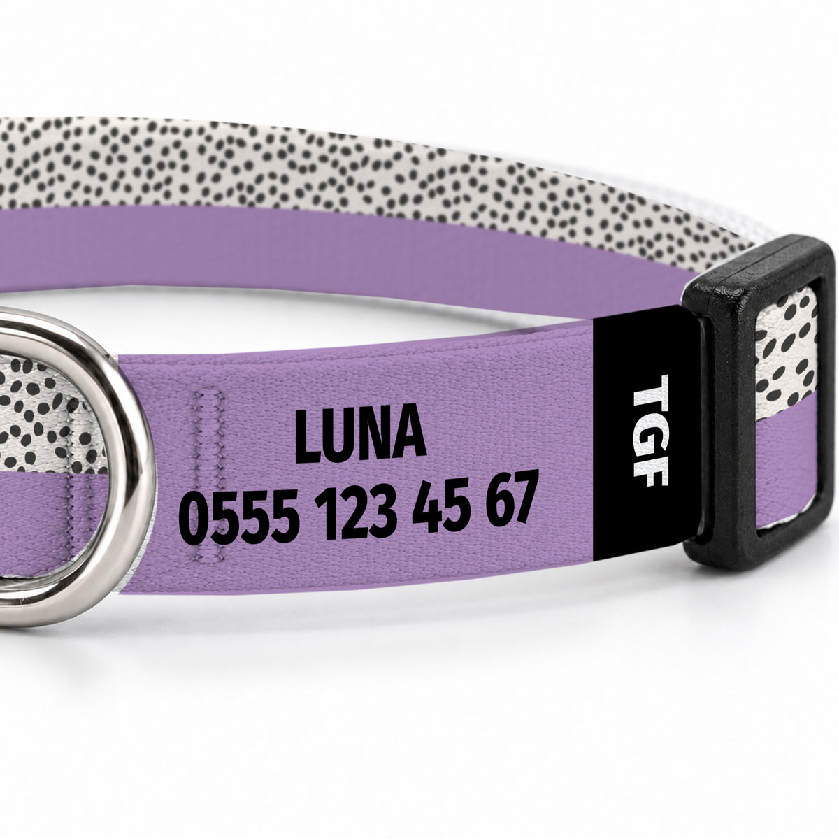 Spot Lilac Kedi Tasması – Yakin Cekim