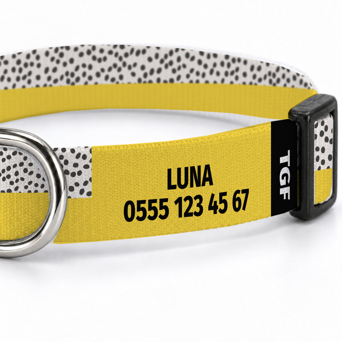 Spot Yellow Köpek Tasması – Yakin Cekim