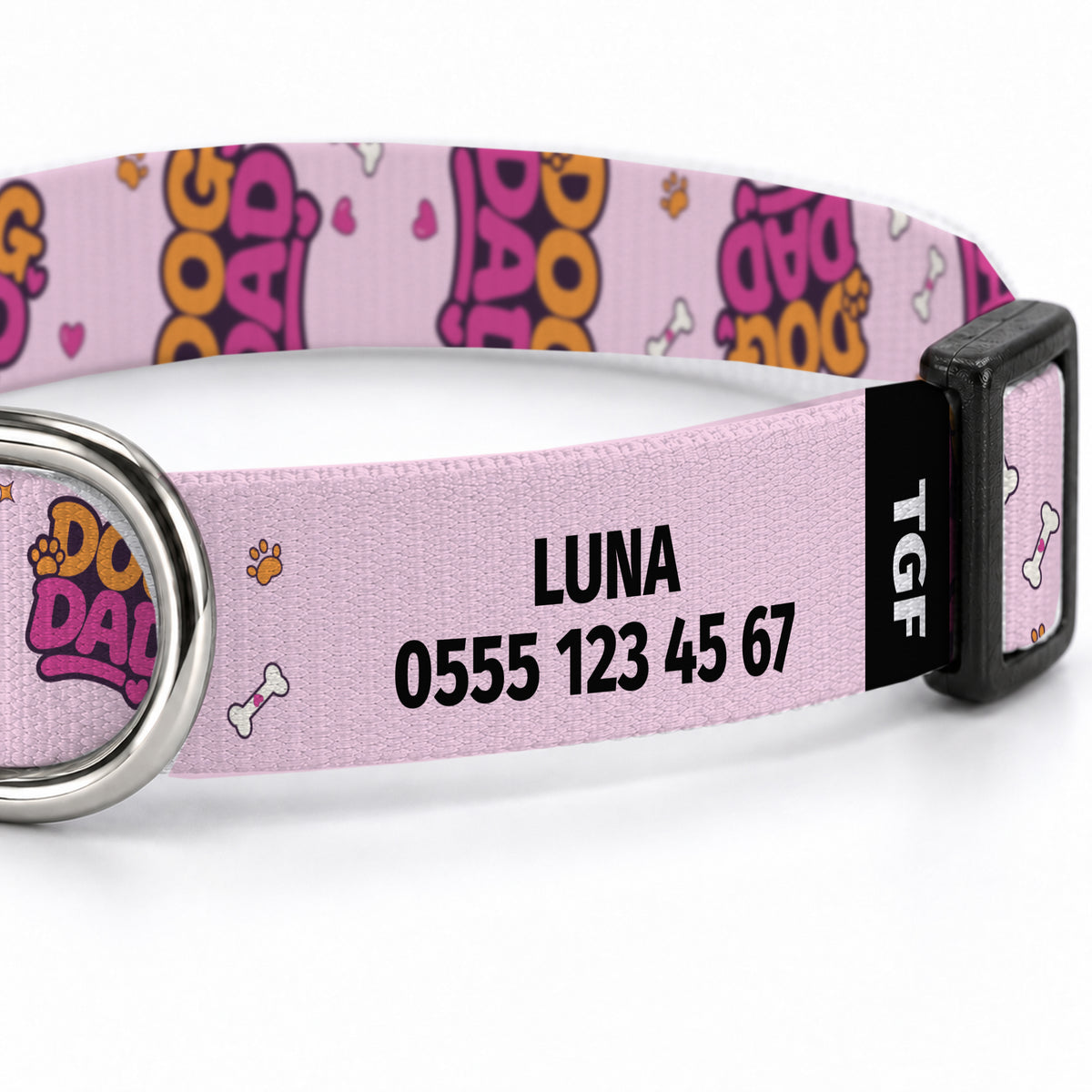 Papa Pink Köpek Tasması – Yakin Cekim
