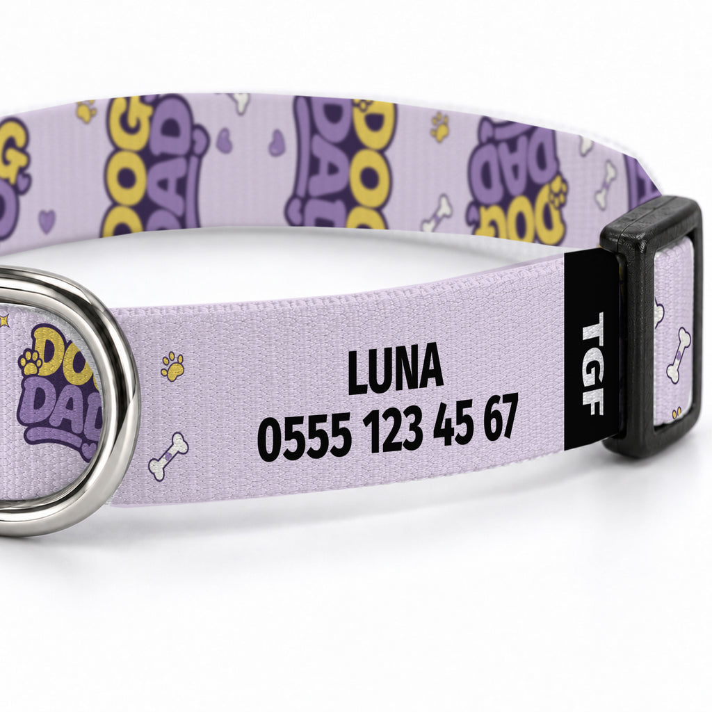 Papa Lilac Köpek Tasması – Yakin Cekim