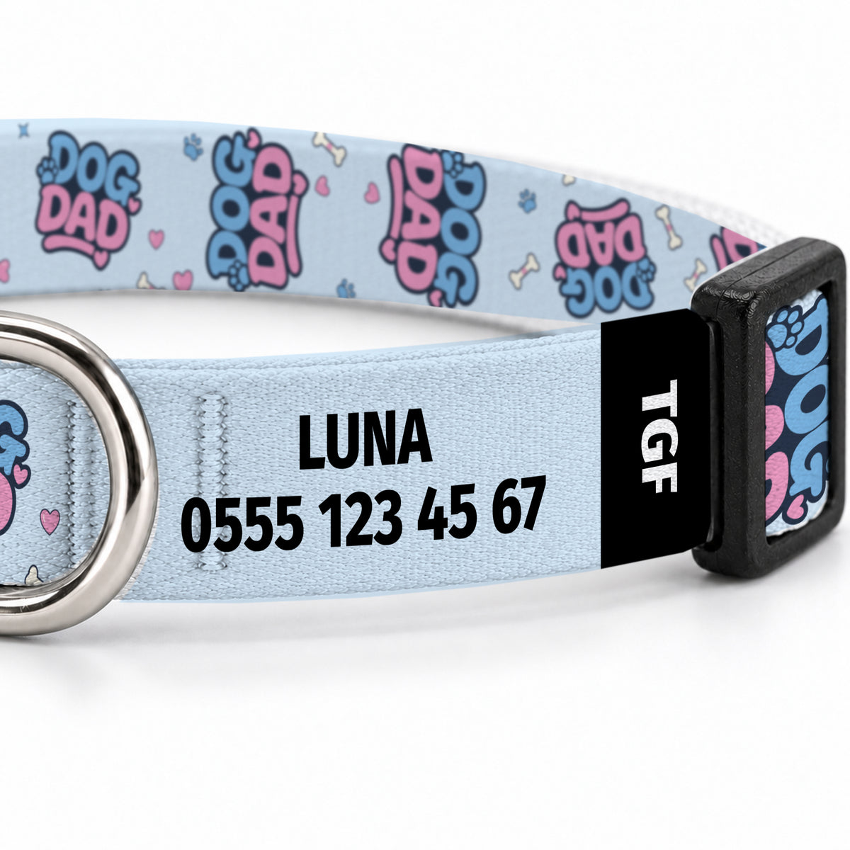 Papa Blue Kedi Tasması – Yakin Cekim