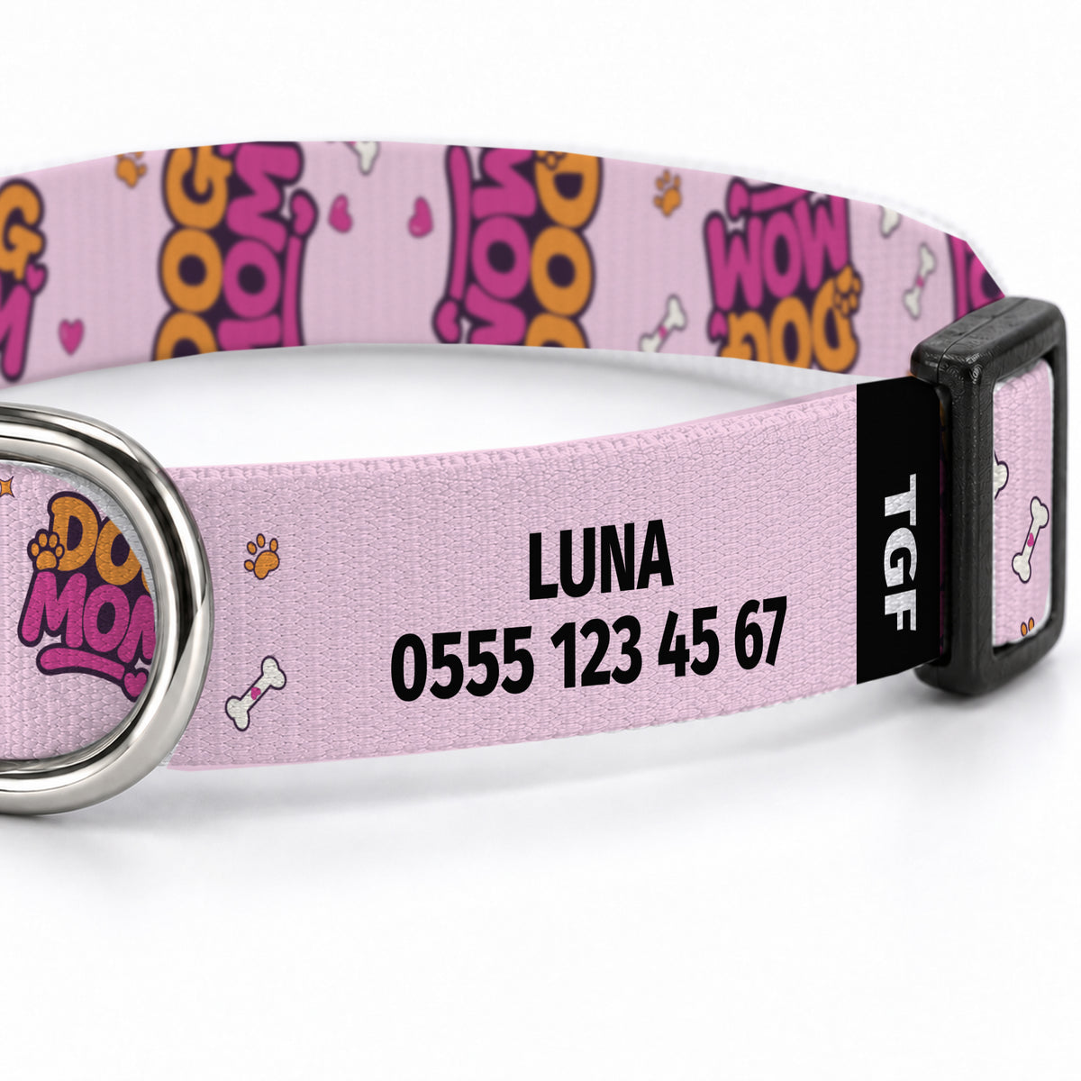 Mama Pink Köpek Tasması – Yakin Cekim