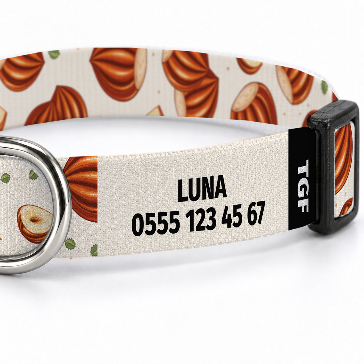 Nut Cream Köpek Tasması – Yakin Cekim