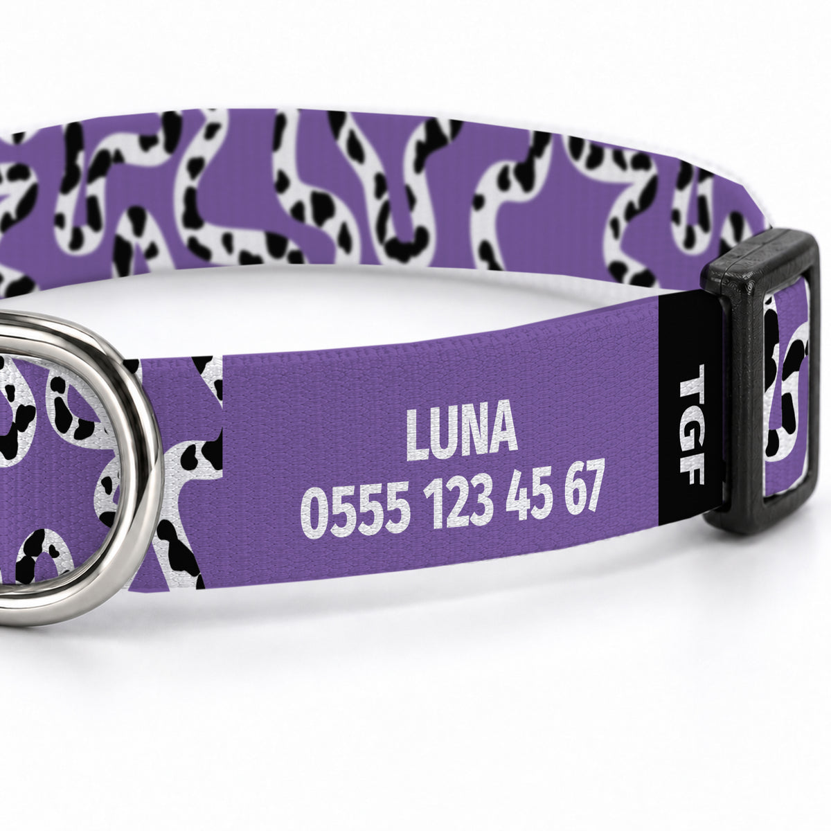 Moo Violet Köpek Tasması – Yakin Cekim
