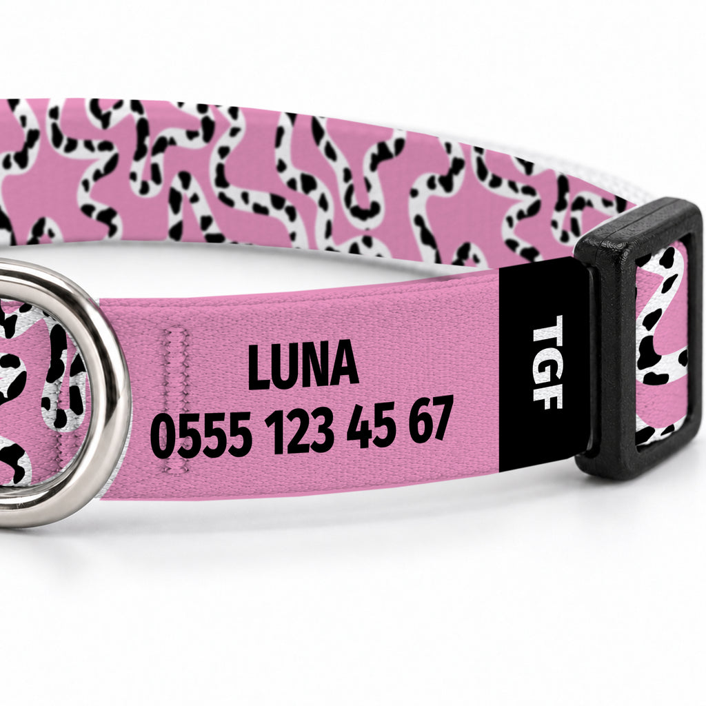 Moo Pink Kedi Tasması – Yakin Cekim
