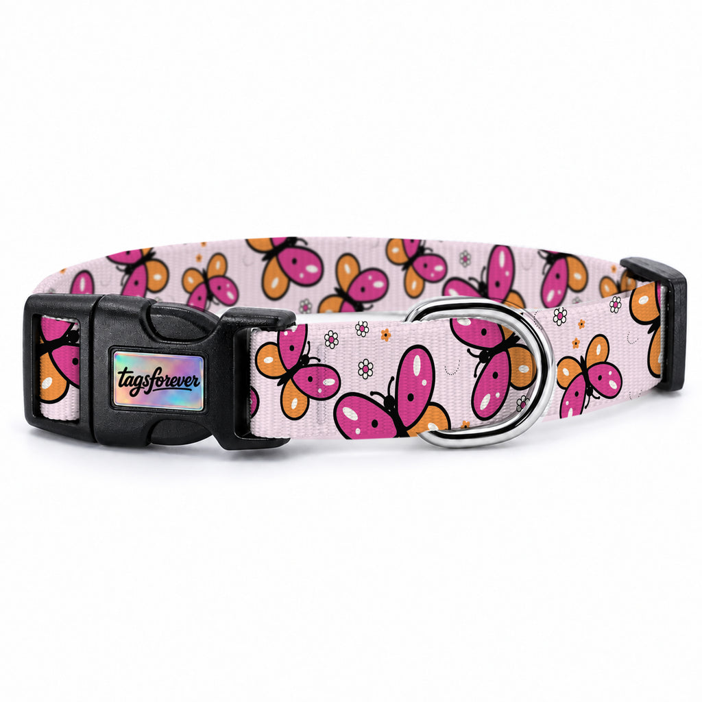 Flora Pink Köpek Tasması – Urun