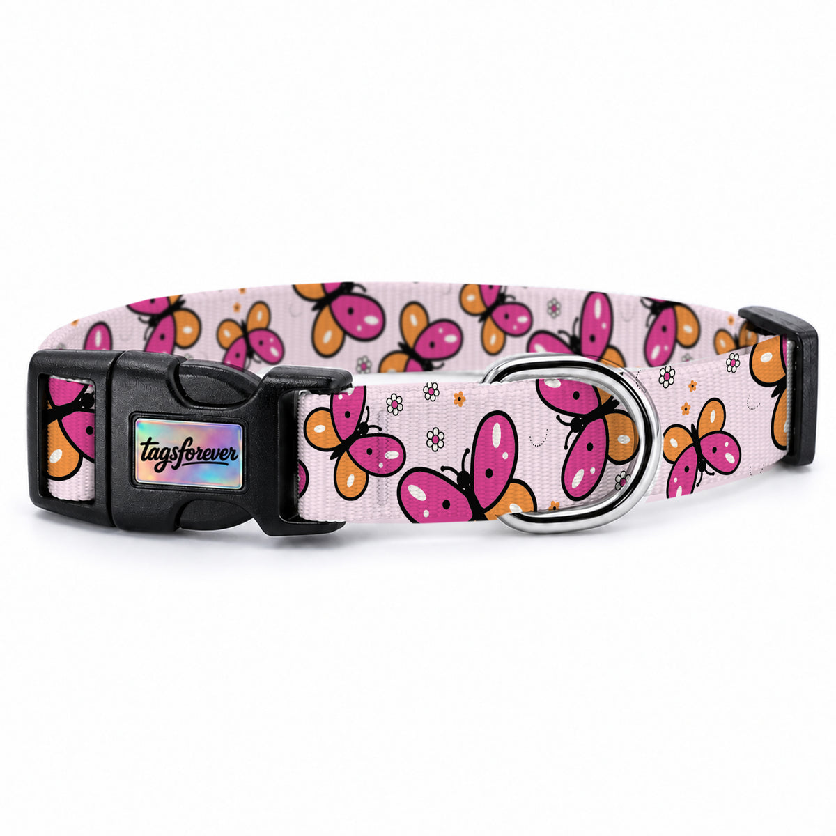 Flora Pink Köpek Tasması – Urun