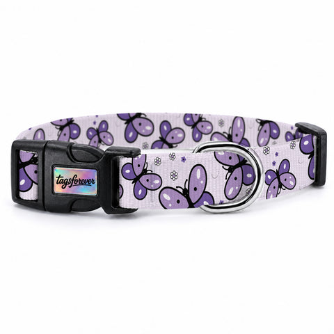 Flora Lilac Köpek Tasması – Urun