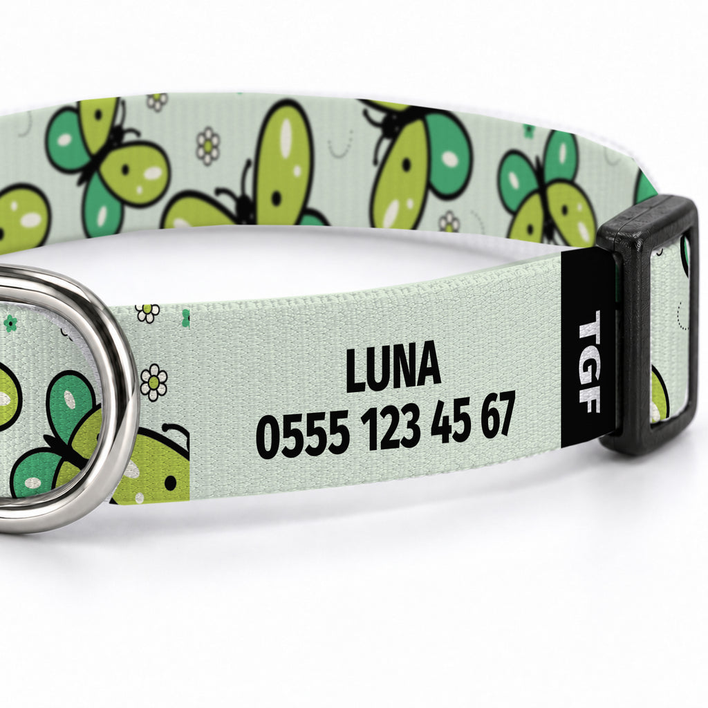 Flora Lime Köpek Tasması – Yakin Cekim