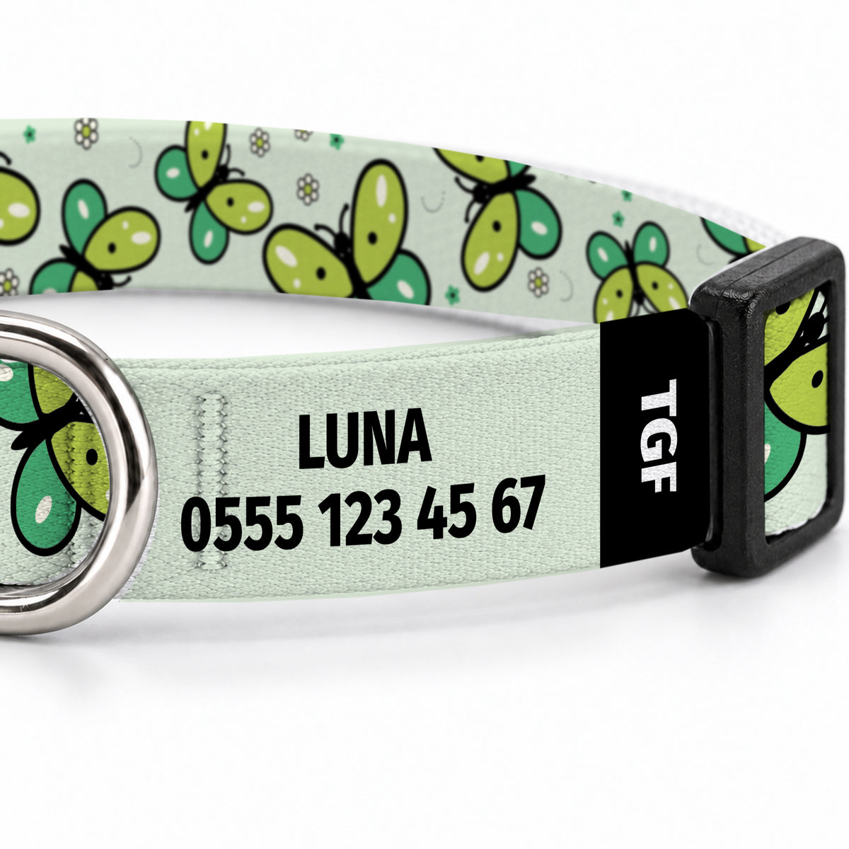 Flora Lime Kedi Tasması – Yakin Cekim