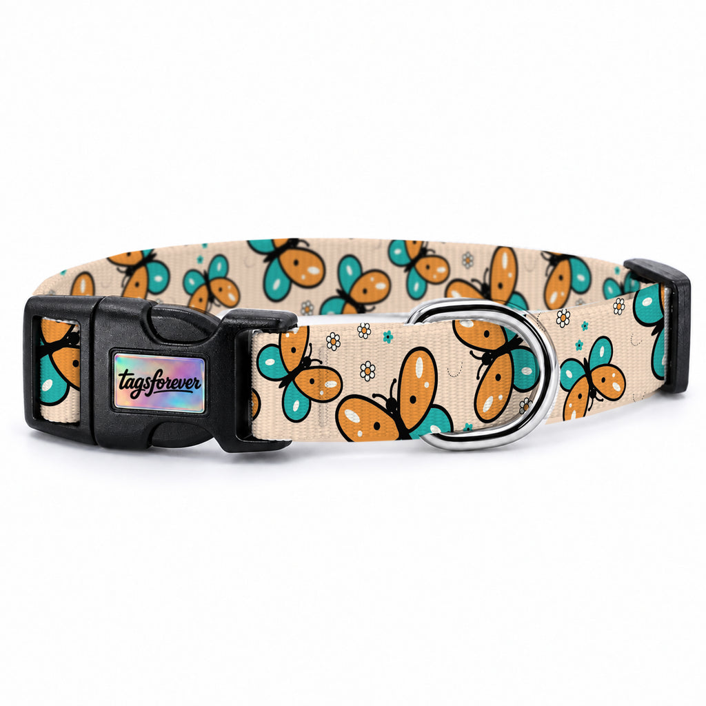 Flora Orange Köpek Tasması – Urun