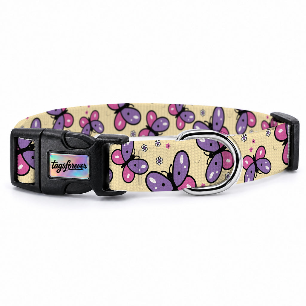 Flora Purple Köpek Tasması – Urun