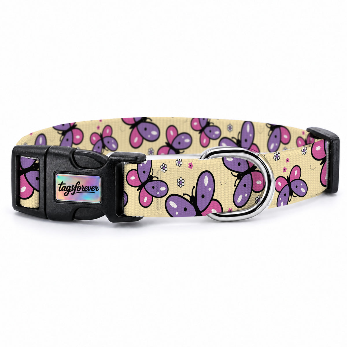 Flora Purple Köpek Tasması – Urun