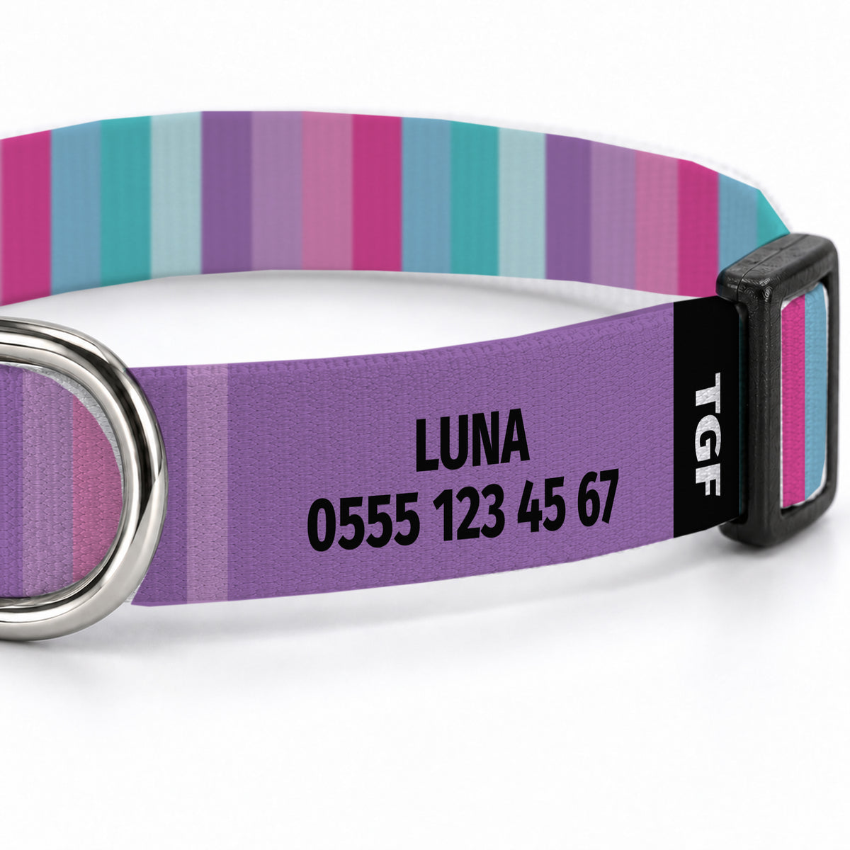 Candy Stripe Köpek Tasması – Yakin Cekim