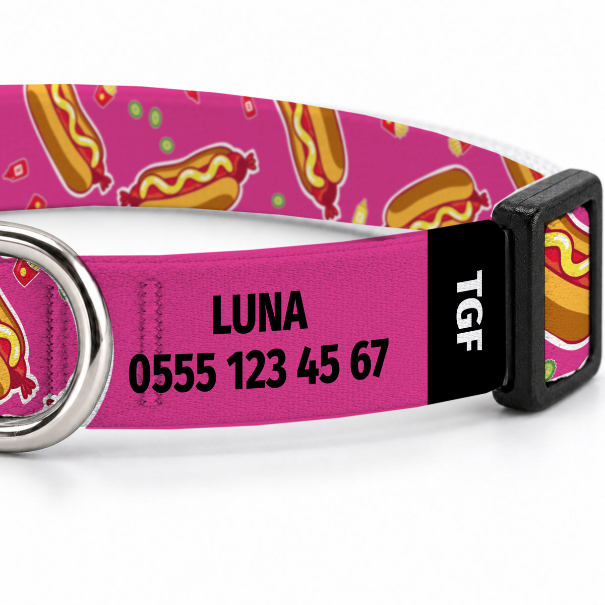 Hotdog Pink Kedi Tasması – Yakin Cekim