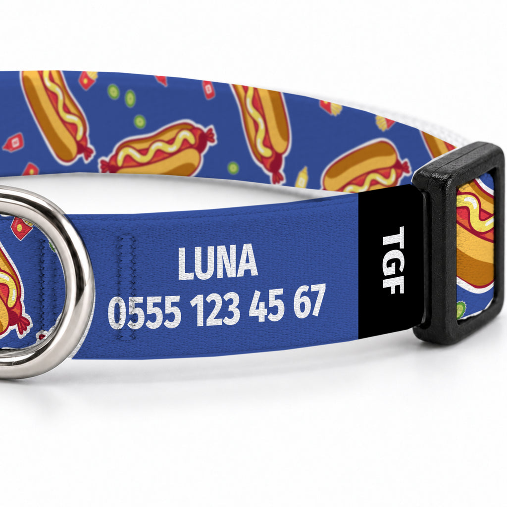 Hotdog Blue Kedi Tasması – Yakin Cekim
