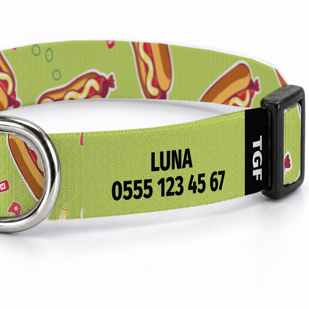 Hotdog Lime Köpek Tasması – Yakin Cekim