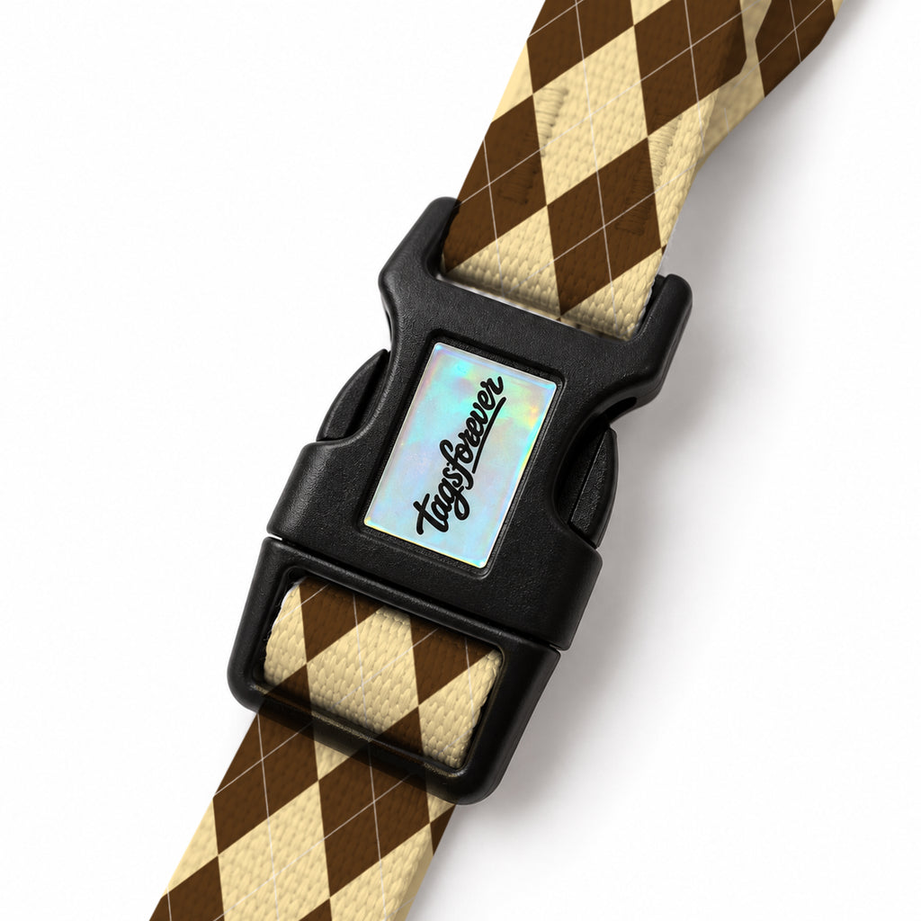 Cocoa Check EasyFit Köpek Tasması – Klips