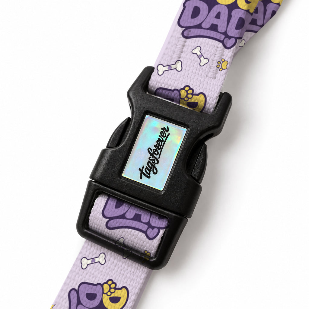 Papa Lilac EasyFit Köpek Tasması – Klips