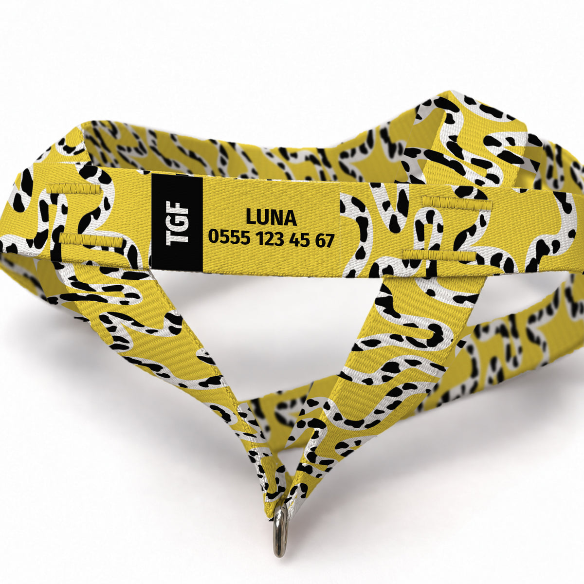 Moo Yellow EasyFit Köpek Tasması – Yakin Cekim