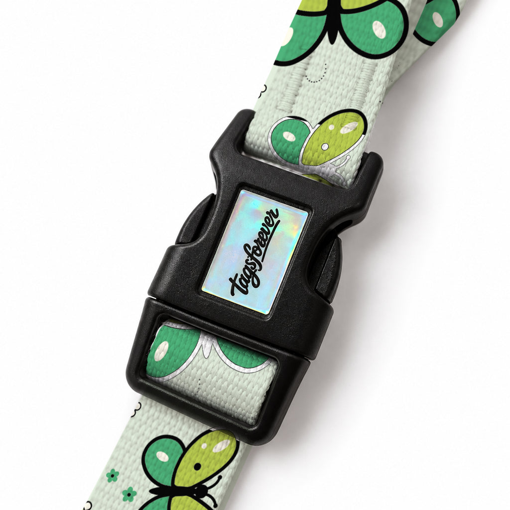 Flora Lime EasyFit Köpek Tasması – Klips