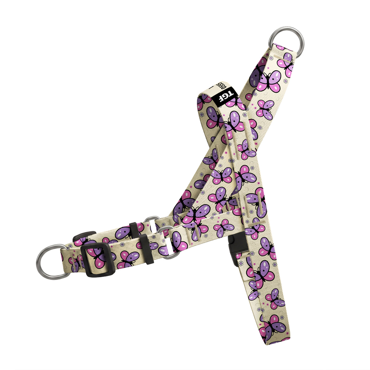 Flora Purple EasyFit Köpek Tasması – Urun