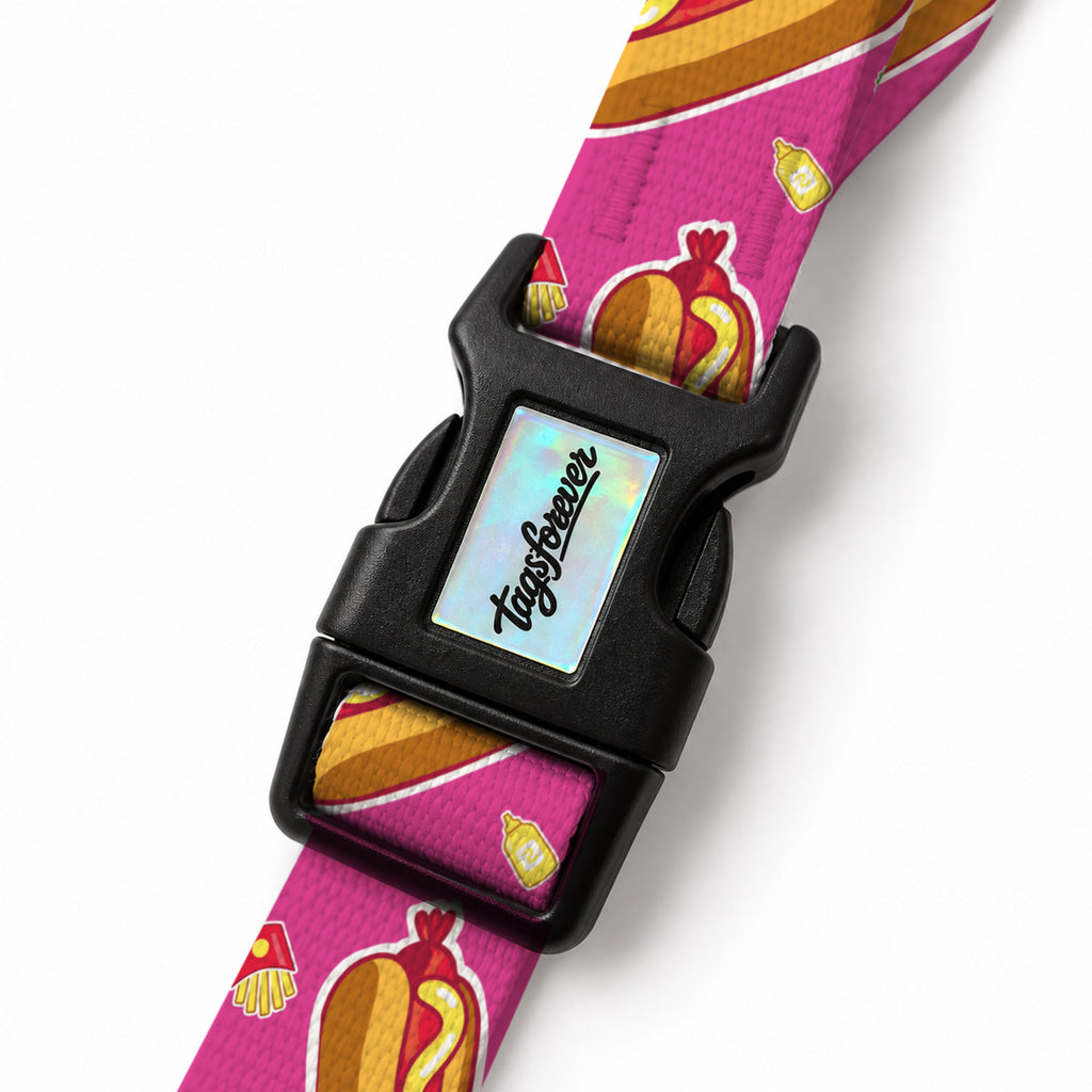 Hotdog Pink EasyFit Köpek Tasması – Klips