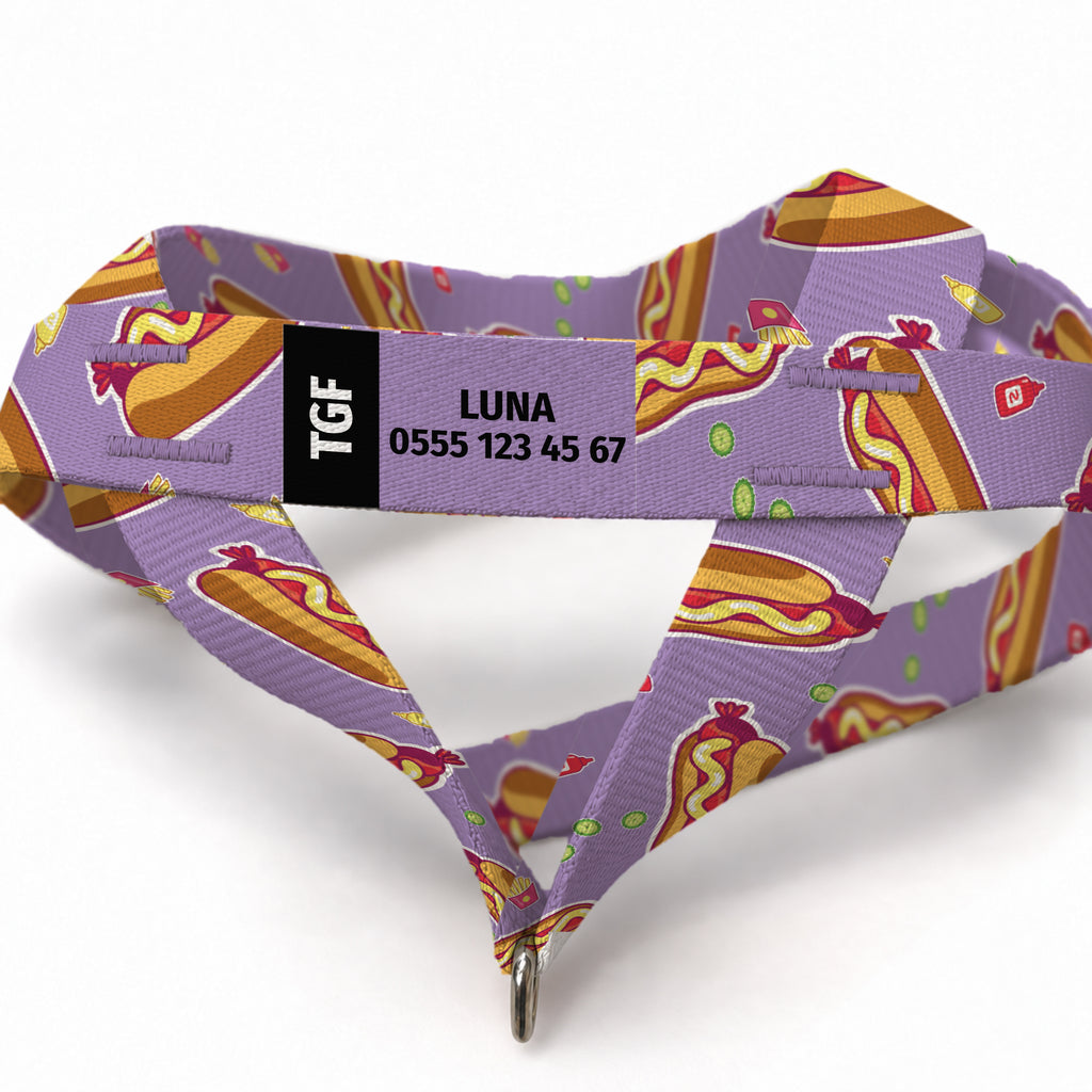 Hotdog Lilac EasyFit Köpek Tasması – Yakin Cekim