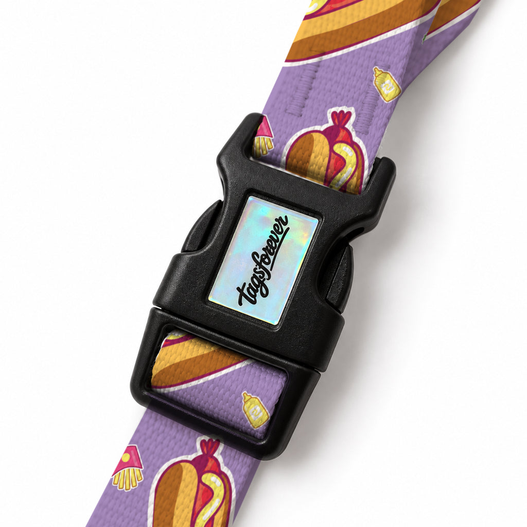 Hotdog Lilac EasyFit Köpek Tasması – Klips