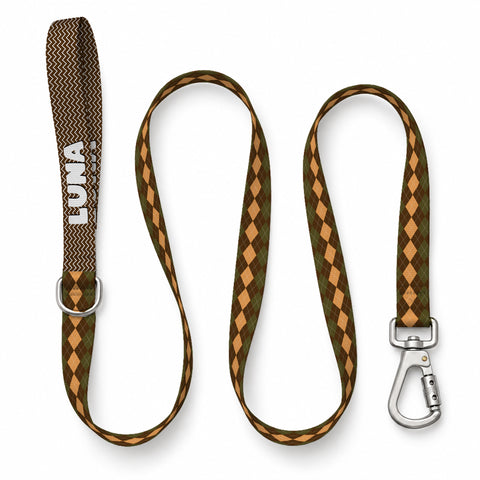 Olive Check Gezdirme Kayışı – Urun