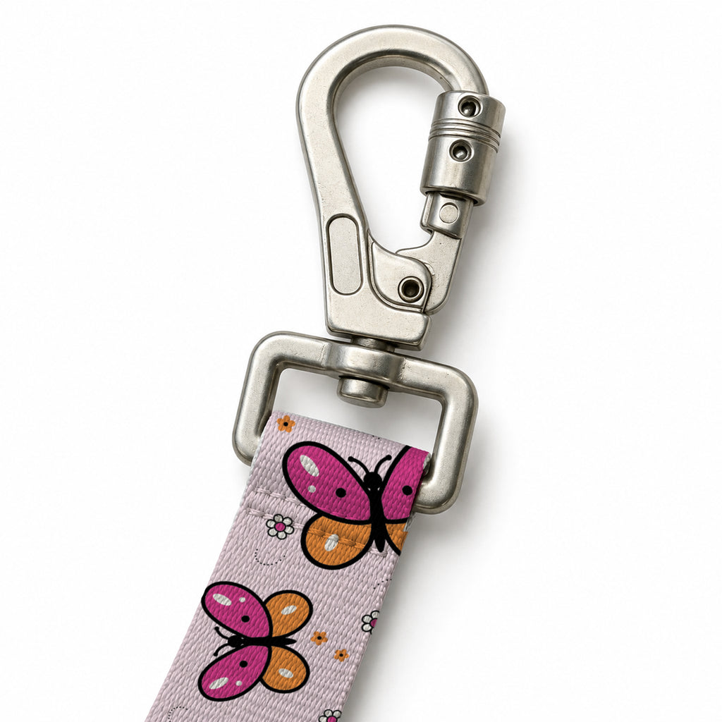 Flora Pink Gezdirme Kayışı – Klips