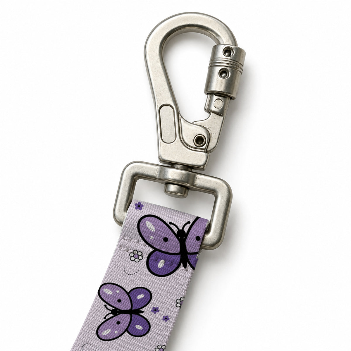 Flora Lilac Gezdirme Kayışı – Klips