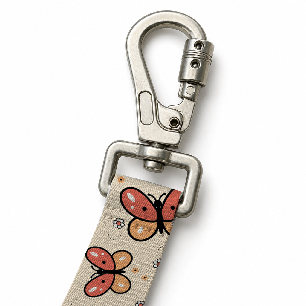Flora Peach Gezdirme Kayışı – Klips