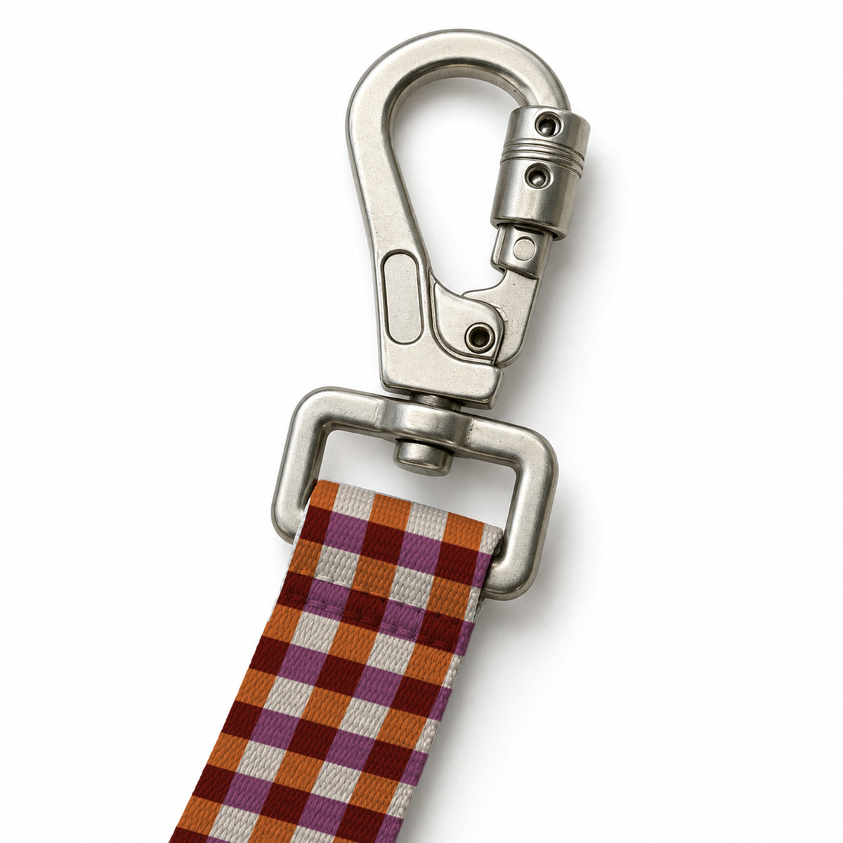 Brick Check Gezdirme Kayışı – Klips