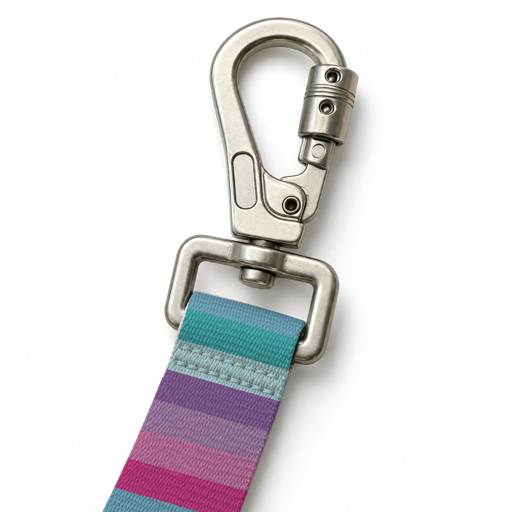 Candy Stripe Gezdirme Kayışı – Klips