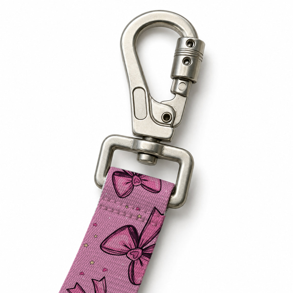 Pink Bow Gezdirme Kayışı – Klips