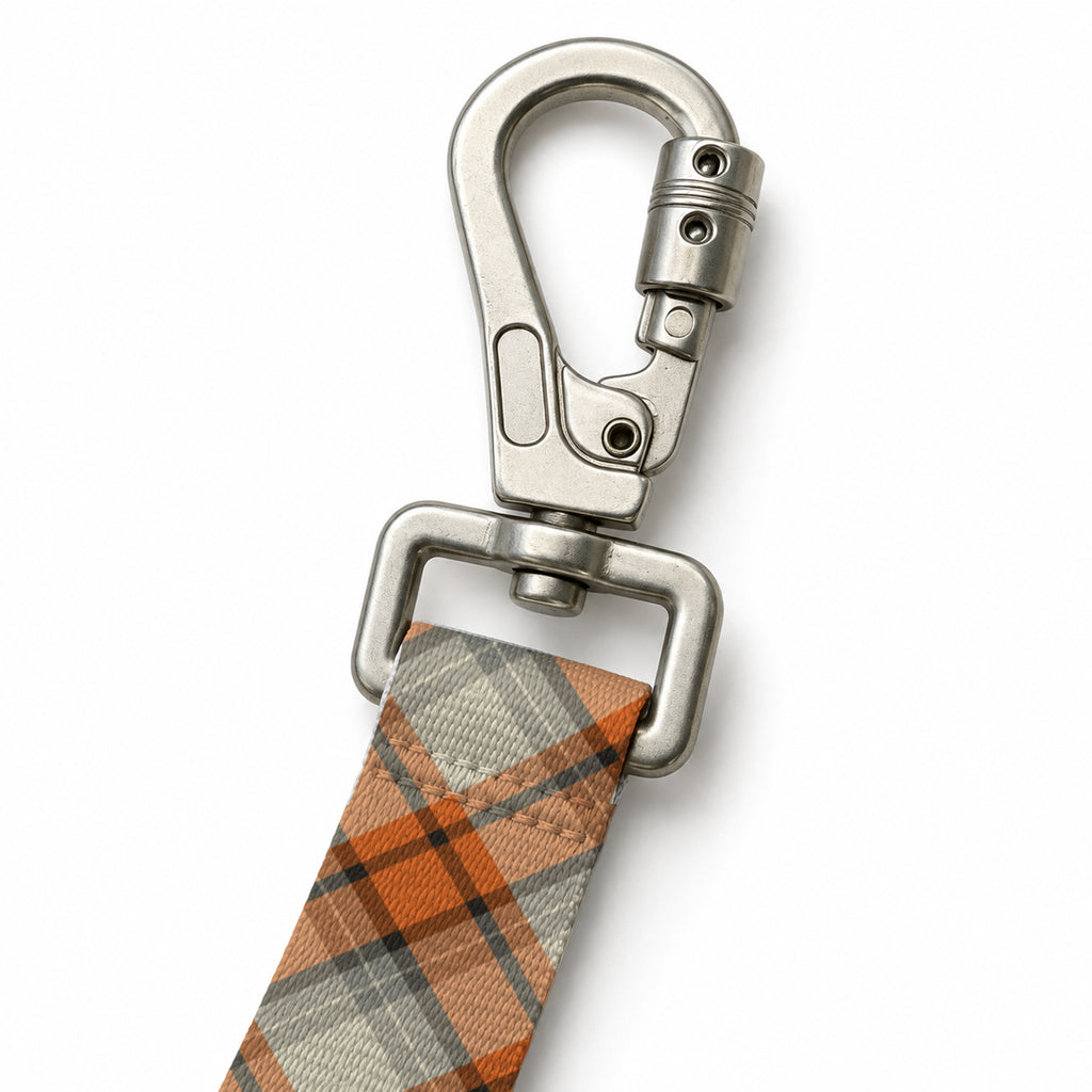 Orange Check Gezdirme Kayışı – Klips