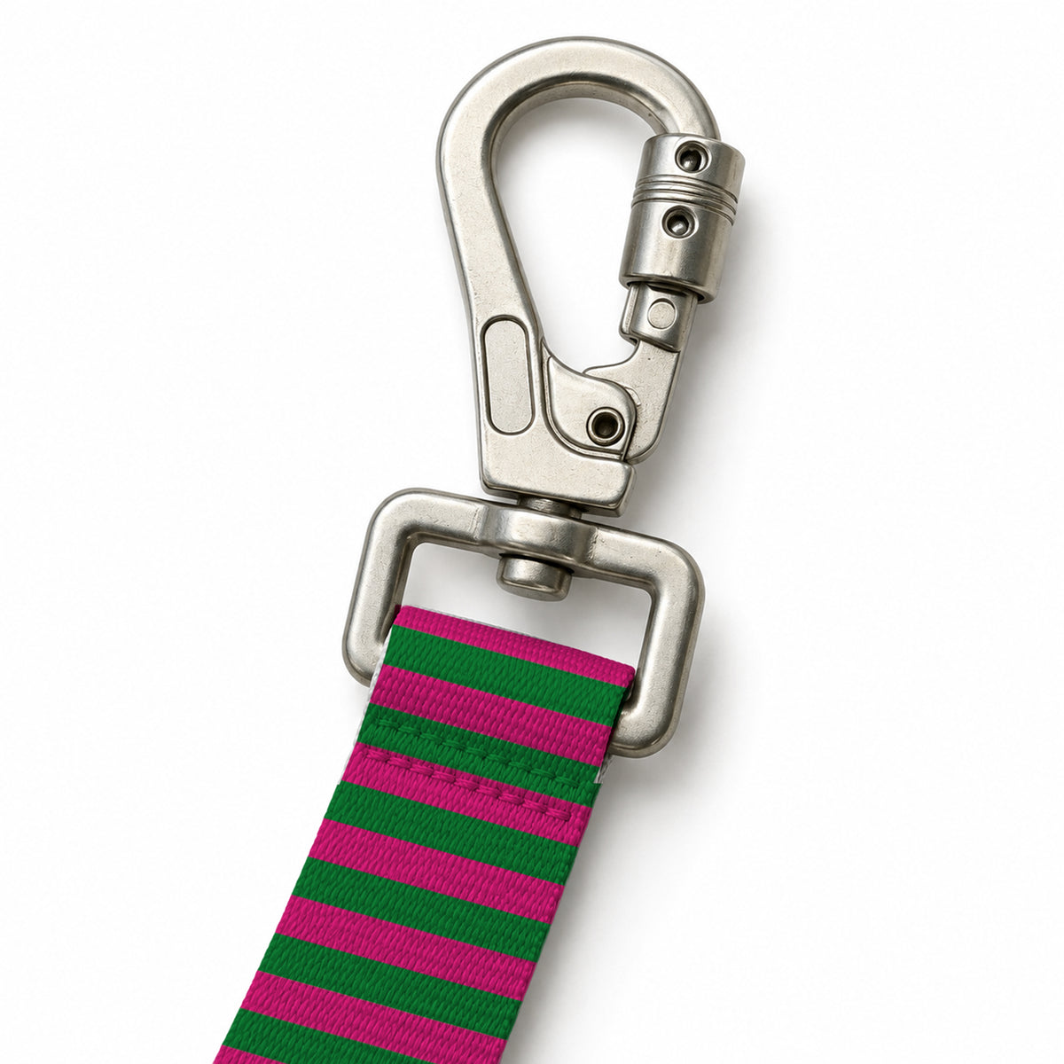 Berry Stripe Gezdirme Kayışı – Klips